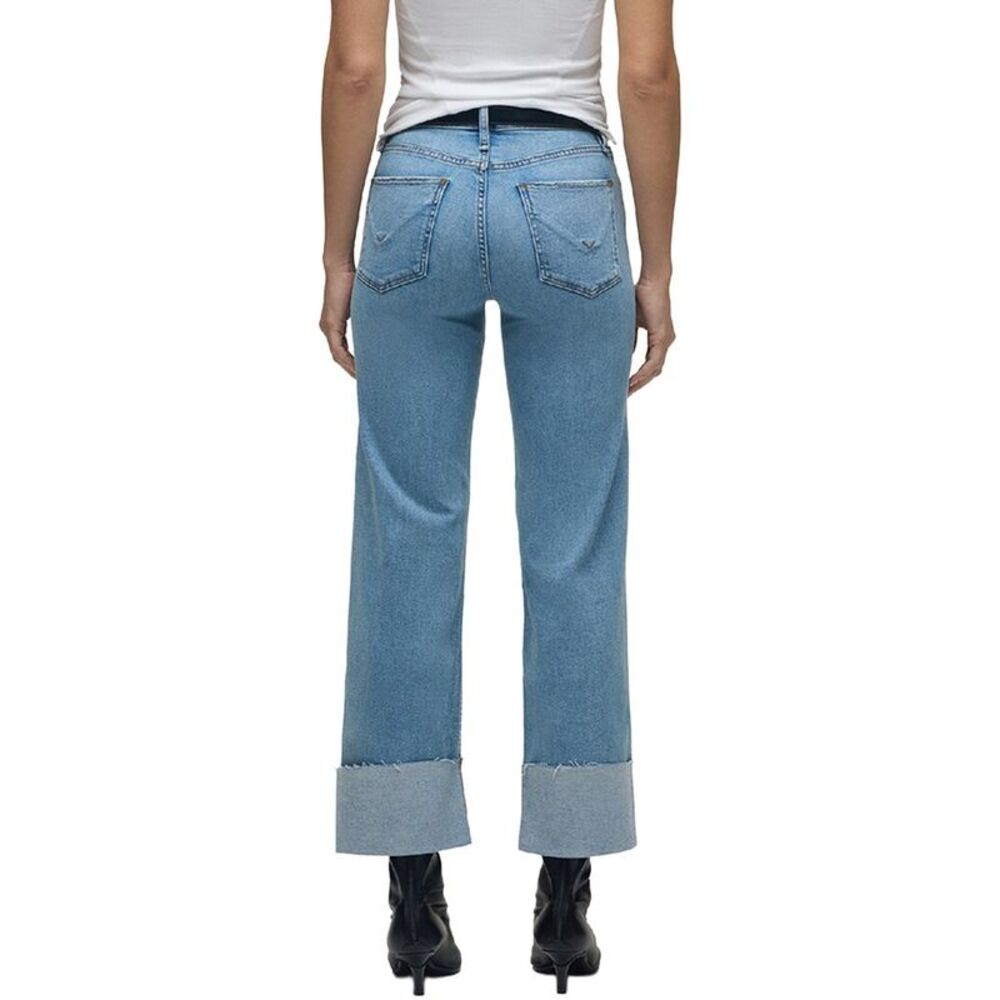 Hudson Jeans Womens Rosie Oak Wide Leg Jean, Blue - Picture 2 of 4